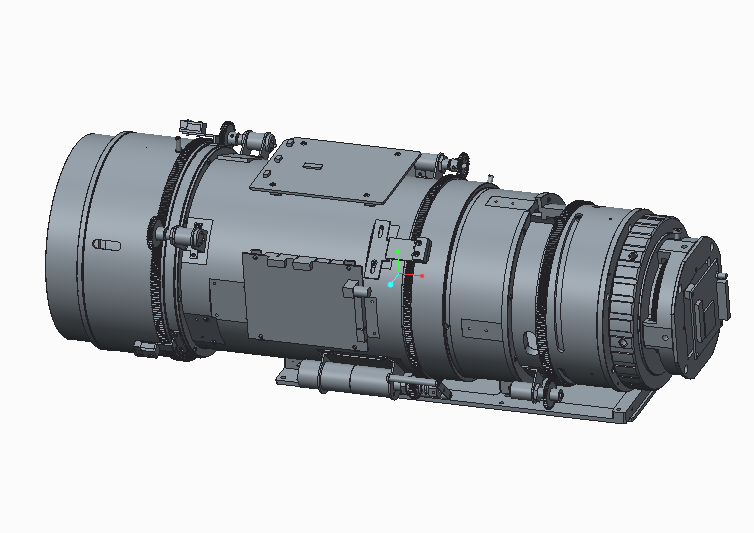 750mm军工高光轴5像素全局快门一体机抗冲击20/40G军用转台
